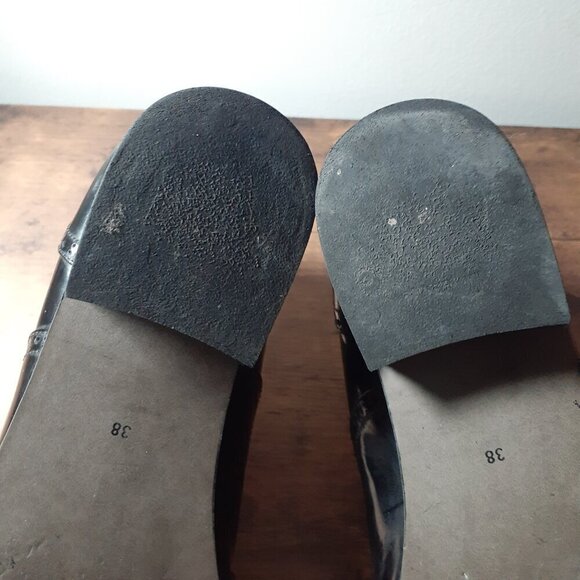 Carlo Pazolini Women's Size 7.5 (EU38) Black Patent Leather Wingtip Ankle Boots - Picture 11 of 15